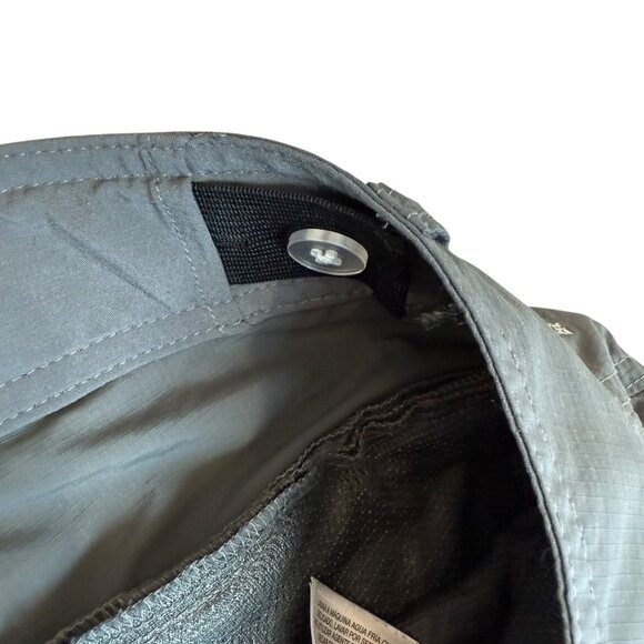 COLUMBIA Capri Pants Womens 6 Silver Ridge Cargo 32x21 Gray Hiking - Picture 5 of 6